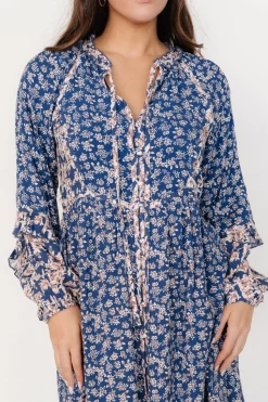 Clearance Baltic Born Aster Short Dress | Navy Multi Floral NavyMultiFloral