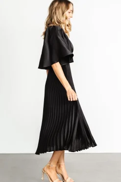 Outlet Baltic Born Aubree Pleated Dress | Black