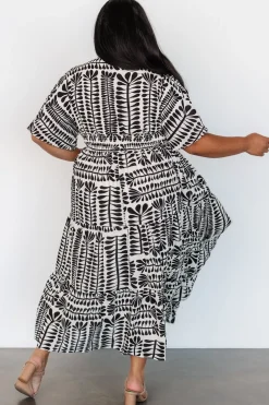 Clearance Baltic Born Austin Kimono Dress | Black Print BlackPrint
