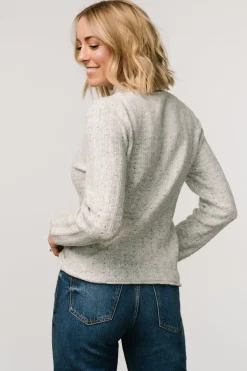 Best Baltic Born Avice Pointelle Sweater | Light Gray LightGray