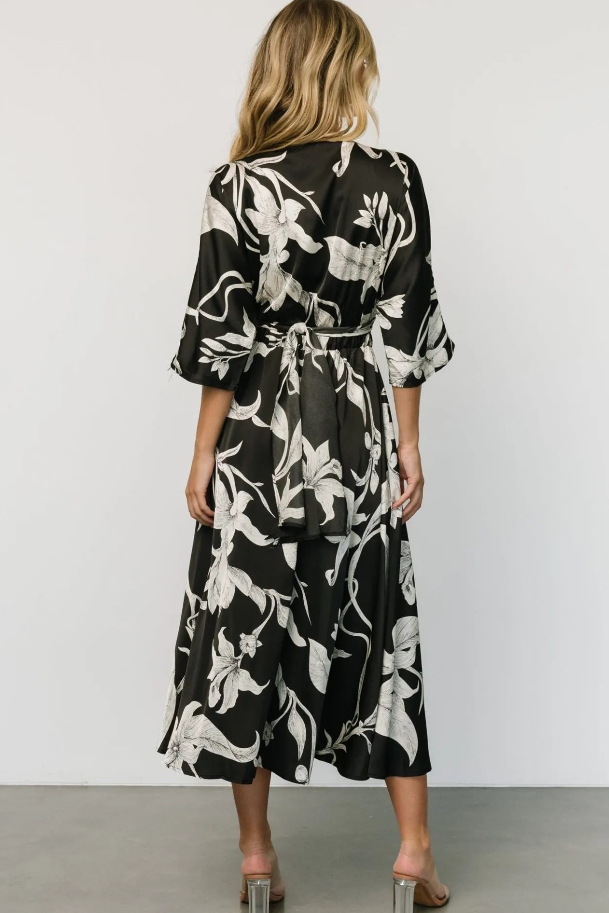 Clearance Baltic Born Avryll Front Tie Dress | Black