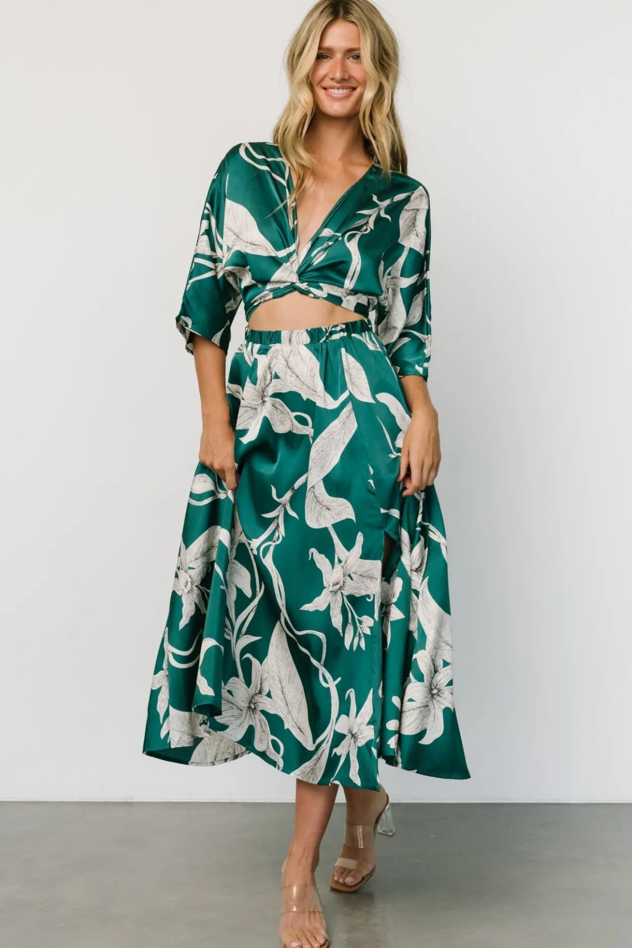 Outlet Baltic Born Avryll Front Tie Dress | Green