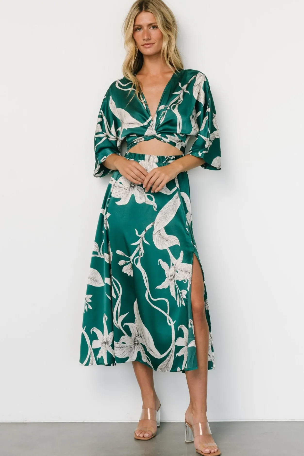 Outlet Baltic Born Avryll Front Tie Dress | Green