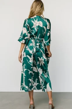 Outlet Baltic Born Avryll Front Tie Dress | Green