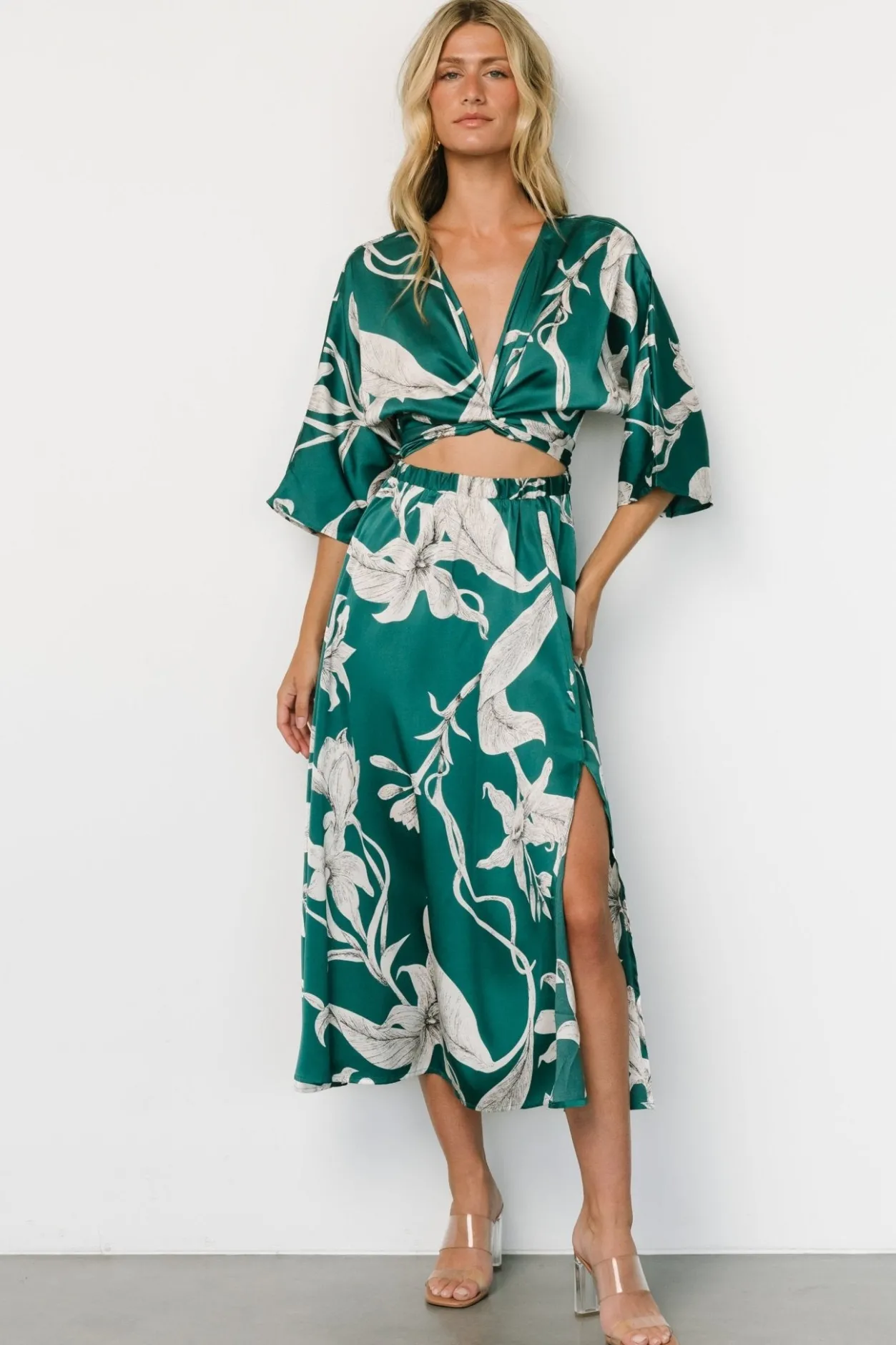 Outlet Baltic Born Avryll Front Tie Dress | Green