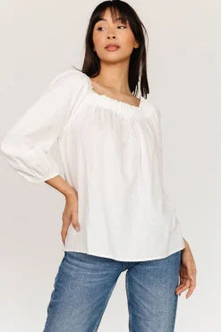 Hot Baltic Born Aya Woven Top | Off White OffWhite