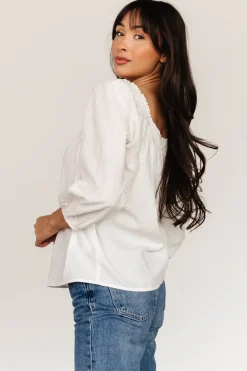 Hot Baltic Born Aya Woven Top | Off White OffWhite