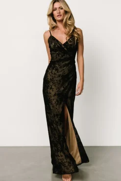 Hot Baltic Born Ayesha Fitted Gown | Black