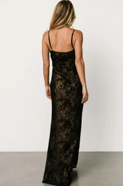 Hot Baltic Born Ayesha Fitted Gown | Black