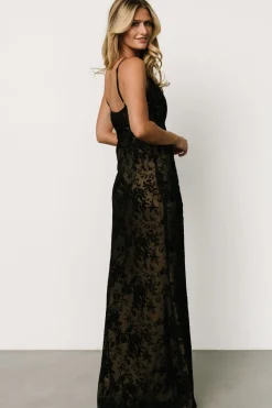 Hot Baltic Born Ayesha Fitted Gown | Black