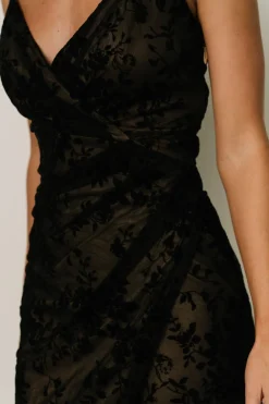 Hot Baltic Born Ayesha Fitted Gown | Black
