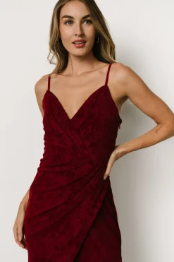 Sale Baltic Born Ayesha Fitted Gown | Burgundy
