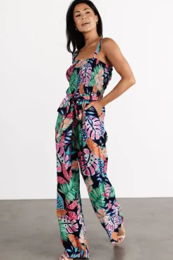 New Baltic Born Barbados Tank Jumpsuit | Navy Print NavyPrint