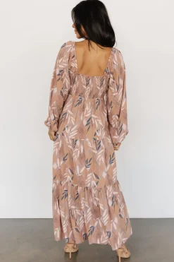 Sale Baltic Born Barbara Maxi Dress | Dusty Mauve Print DustyMauvePrint