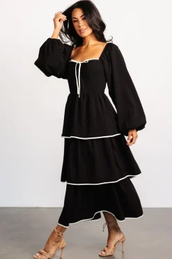 Clearance Baltic Born Barcelona Tiered Dress | Black