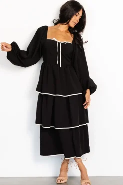 Clearance Baltic Born Barcelona Tiered Dress | Black