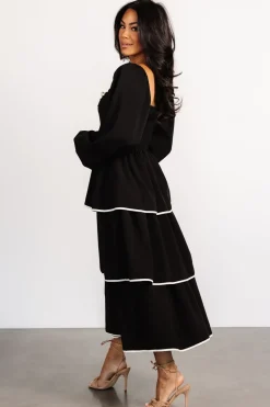Clearance Baltic Born Barcelona Tiered Dress | Black