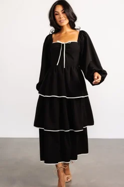 Clearance Baltic Born Barcelona Tiered Dress | Black
