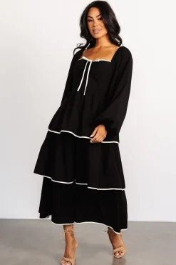 Clearance Baltic Born Barcelona Tiered Dress | Black