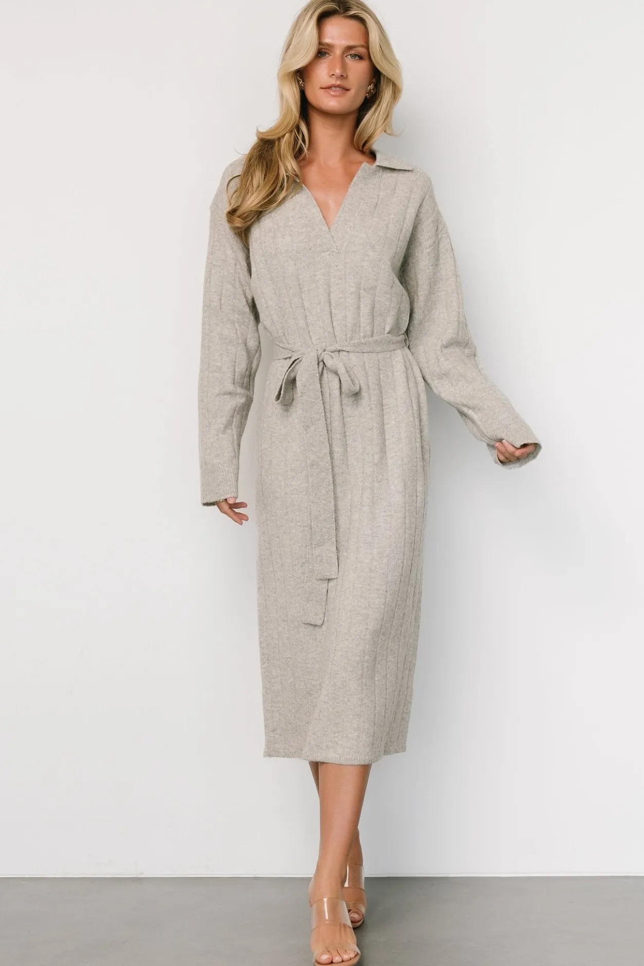 Outlet Baltic Born Barrie Sweater Dress | Gray