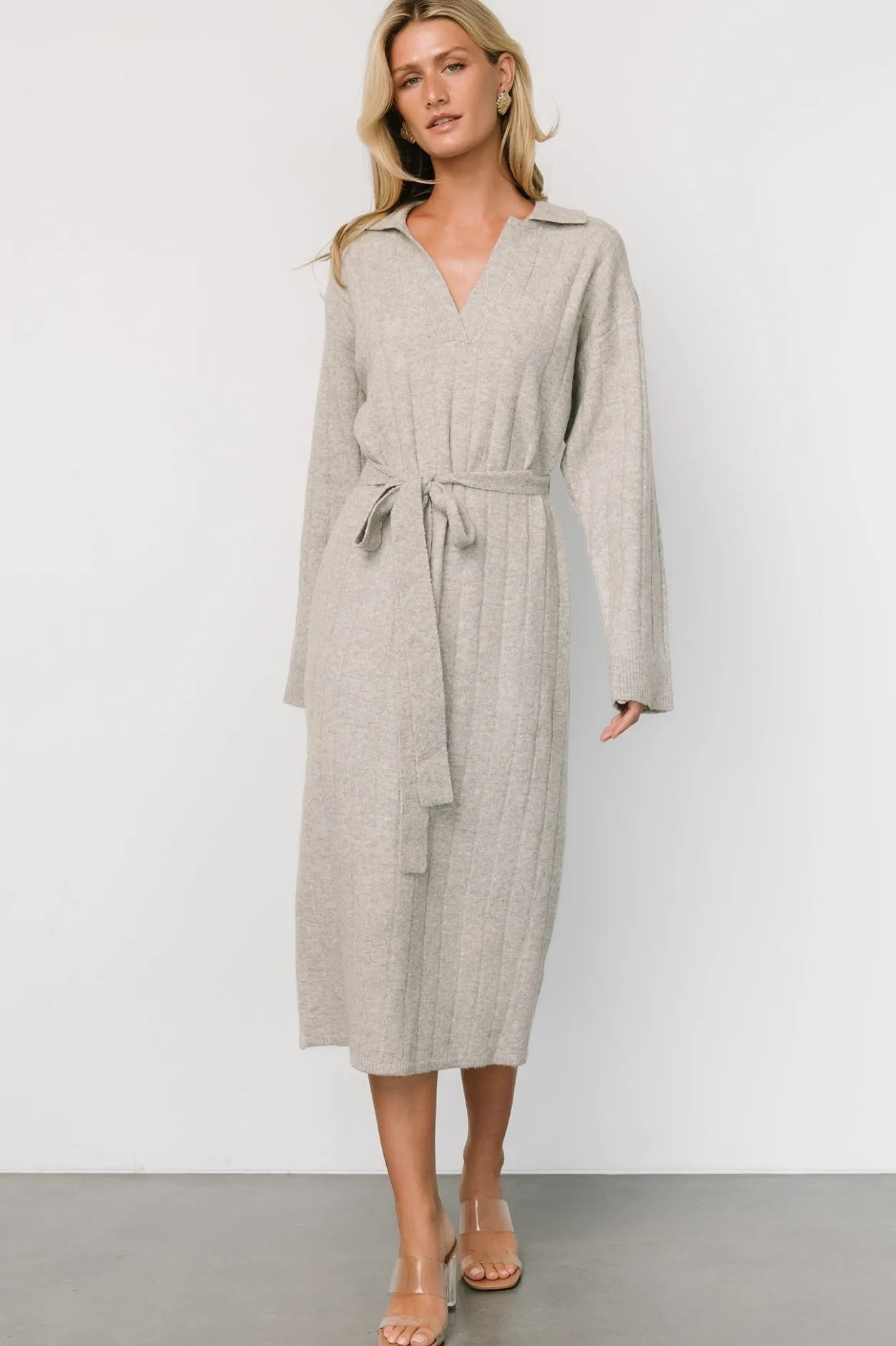 Outlet Baltic Born Barrie Sweater Dress | Gray