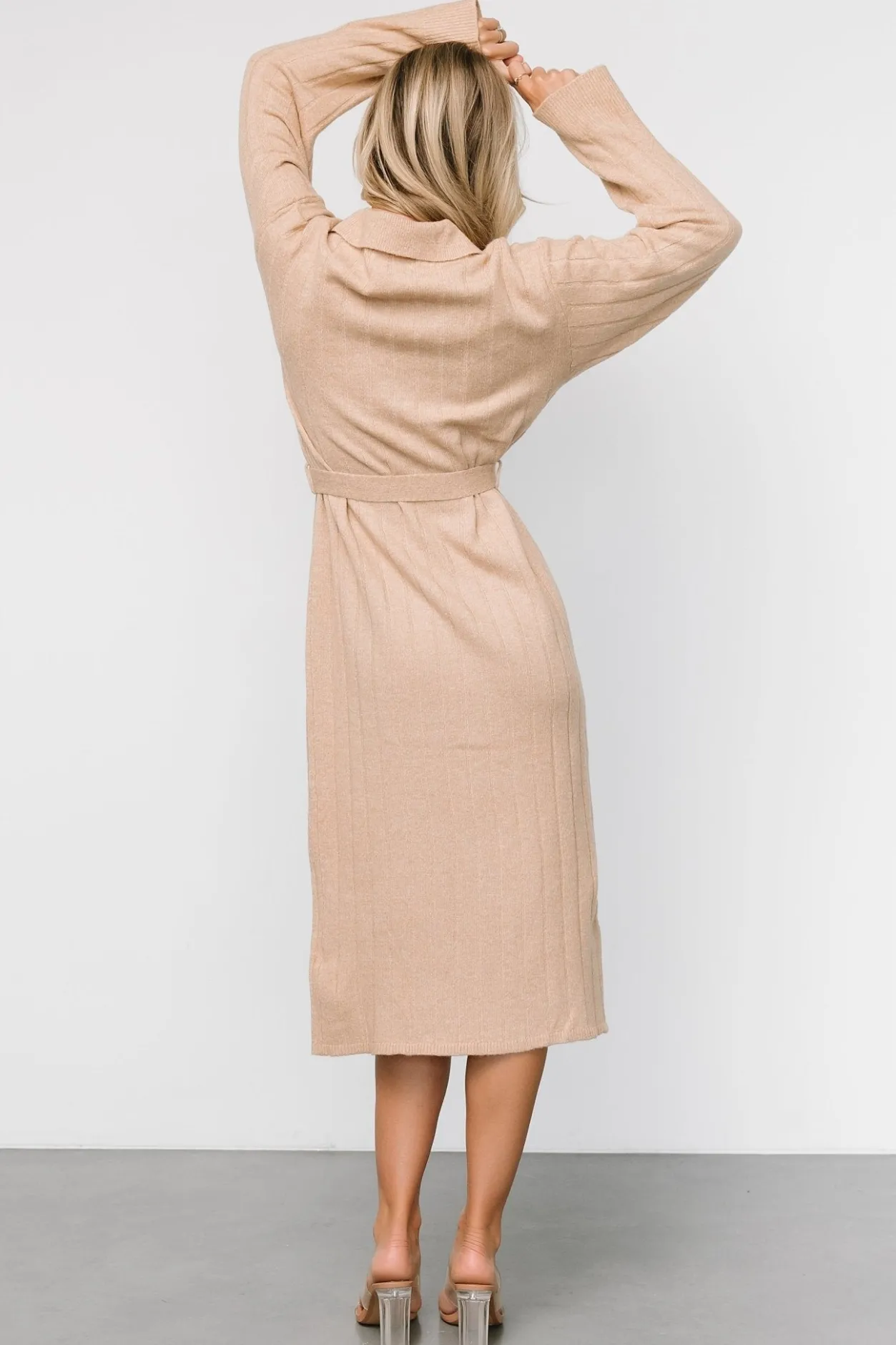 Sale Baltic Born Barrie Sweater Dress | Light Tan LightTan