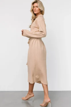 Sale Baltic Born Barrie Sweater Dress | Light Tan LightTan