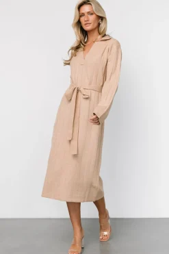 Sale Baltic Born Barrie Sweater Dress | Light Tan LightTan