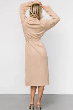 Sale Baltic Born Barrie Sweater Dress | Light Tan LightTan