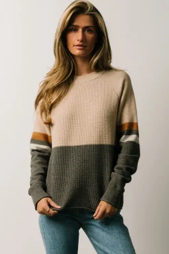 Fashion Baltic Born Baylor Color Block Sweater | Natural Multi NaturalMulti