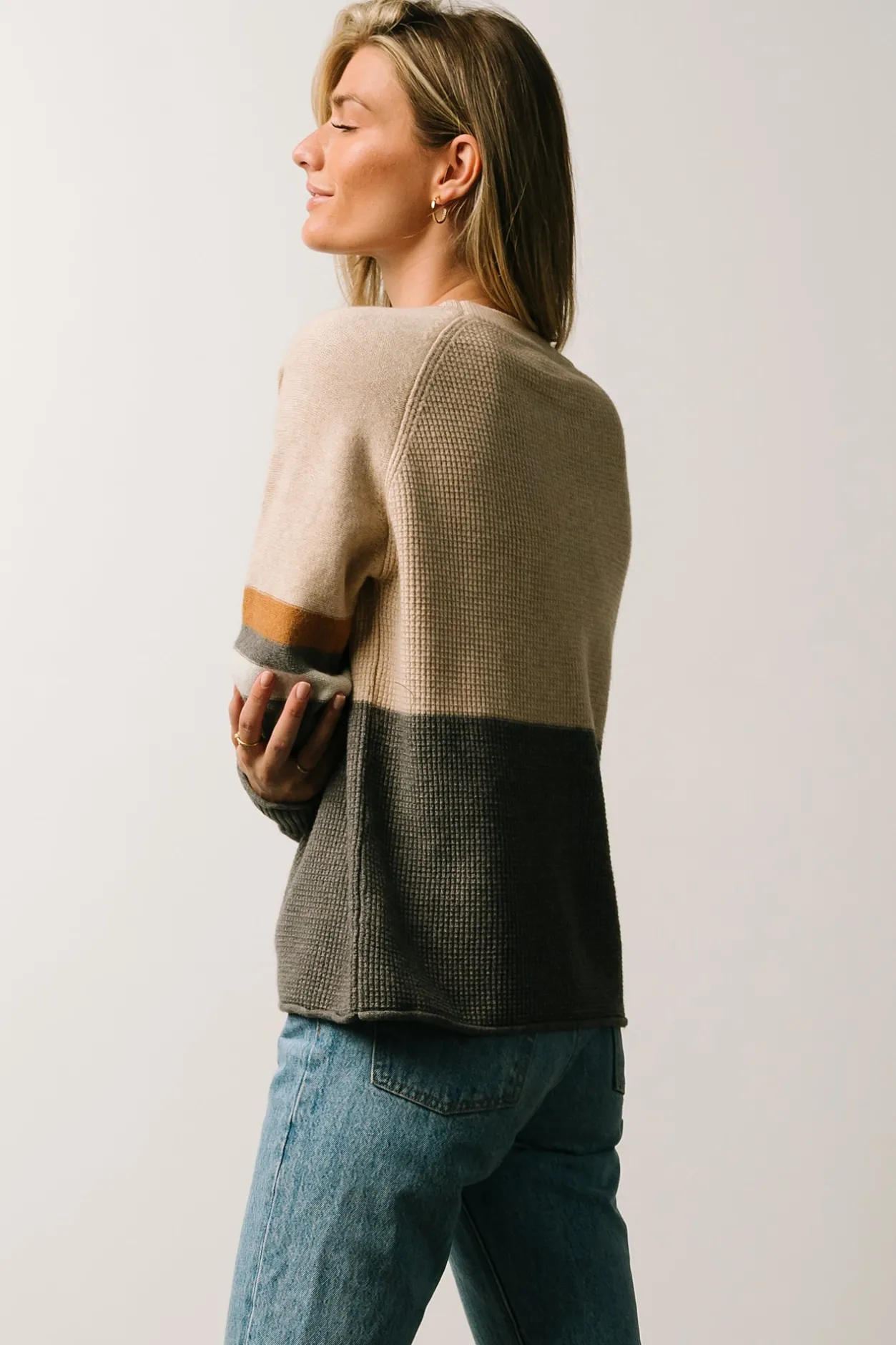 Fashion Baltic Born Baylor Color Block Sweater | Natural Multi NaturalMulti