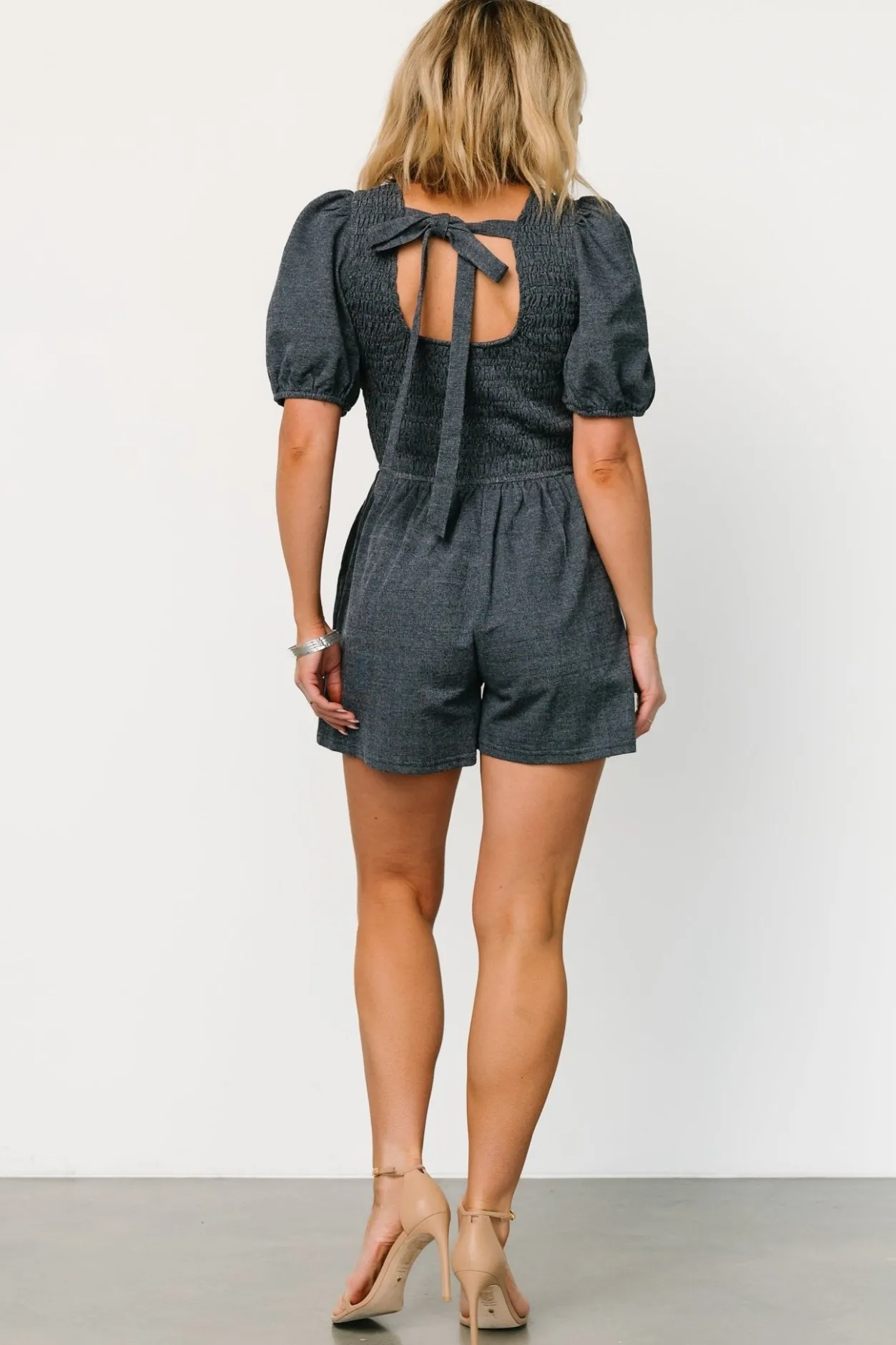 Hot Baltic Born Beaumont Romper | Dark Heather Blue DarkHeatherBlue