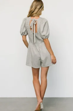 Discount Baltic Born Beaumont Romper | Heather Gray HeatherGray
