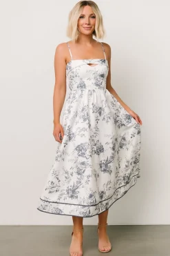 Hot Baltic Born Bellagio Midi Dress | Slate Floral SlateFloral