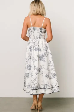 Hot Baltic Born Bellagio Midi Dress | Slate Floral SlateFloral
