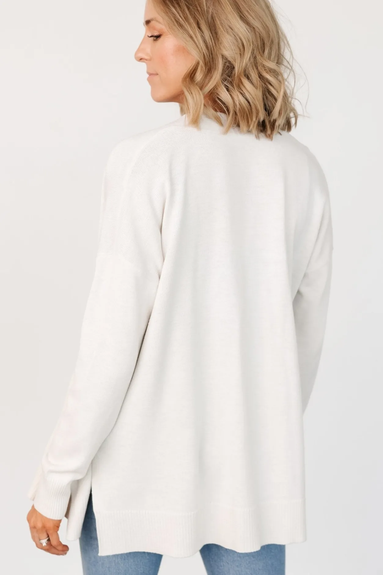 New Baltic Born Bennett Pocket Cardigan | Ivory