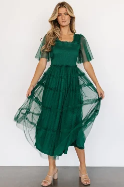 Fashion Baltic Born Bexley Tulle Dress | Dark Green DarkGreen