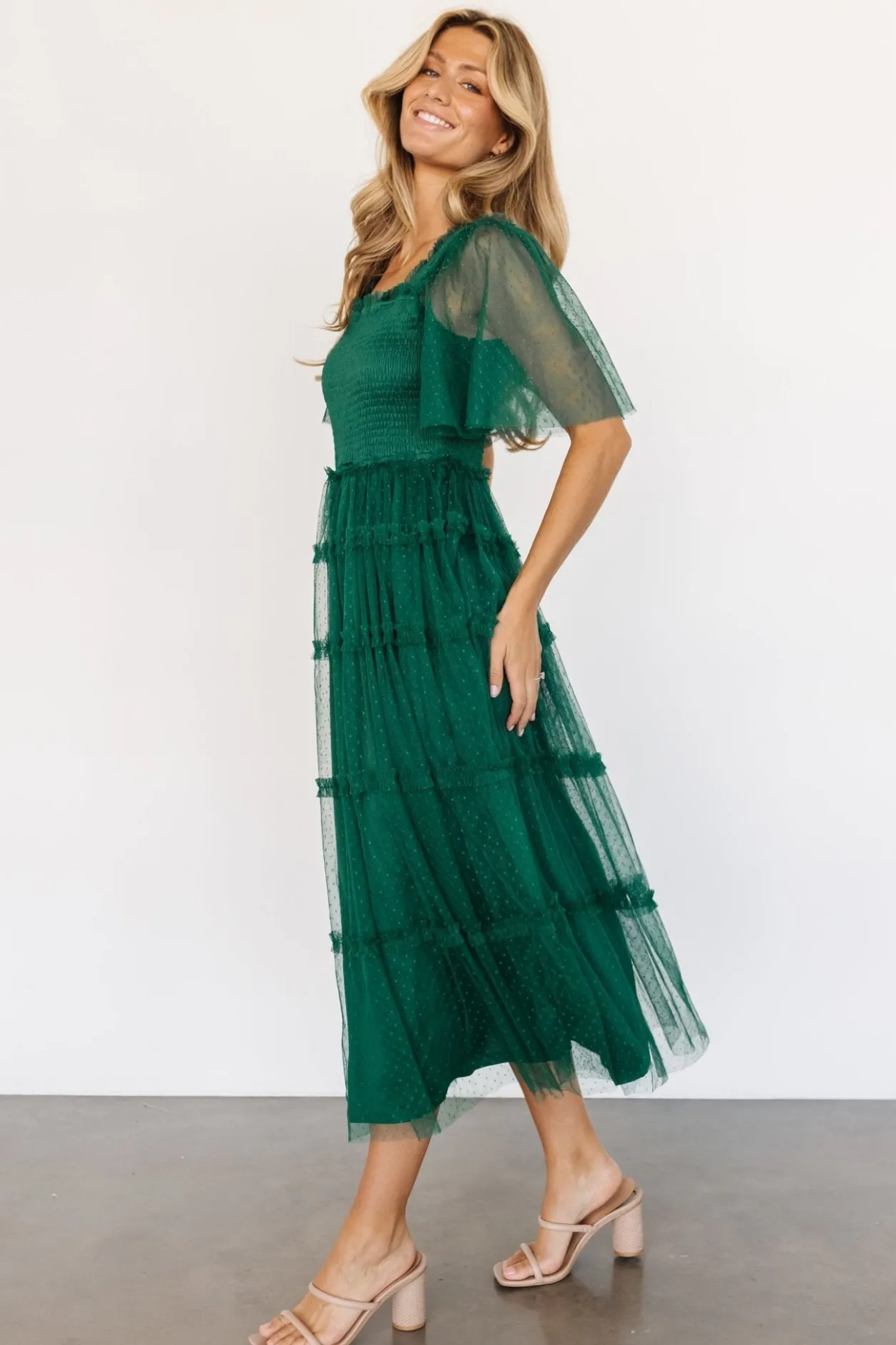 Fashion Baltic Born Bexley Tulle Dress | Dark Green DarkGreen