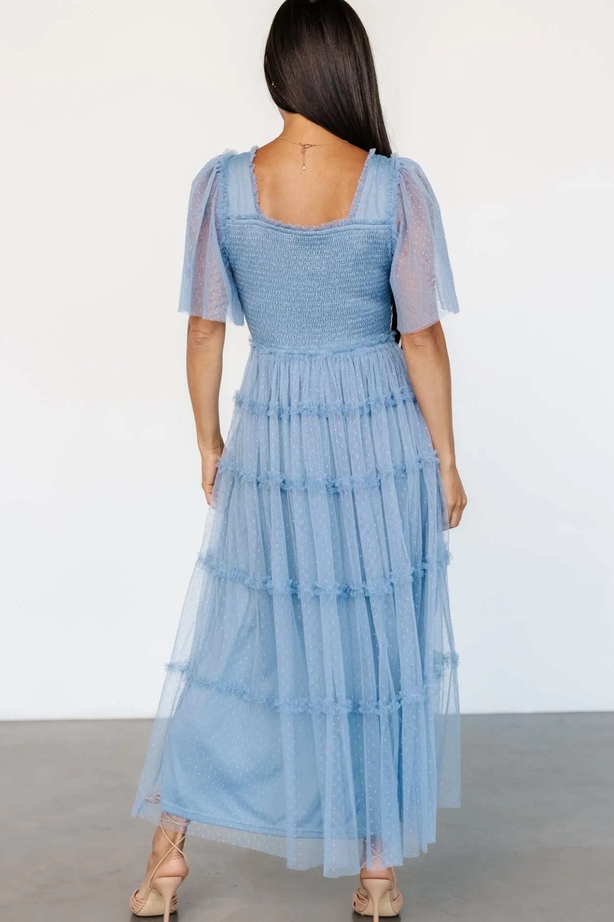 Outlet Baltic Born Bexley Tulle Dress | Dusty Blue DustyBlue