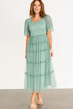 Fashion Baltic Born Bexley Tulle Dress | Eucalyptus
