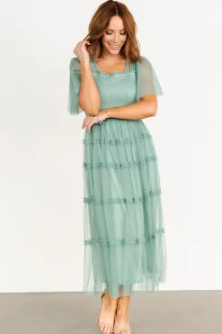 Fashion Baltic Born Bexley Tulle Dress | Eucalyptus