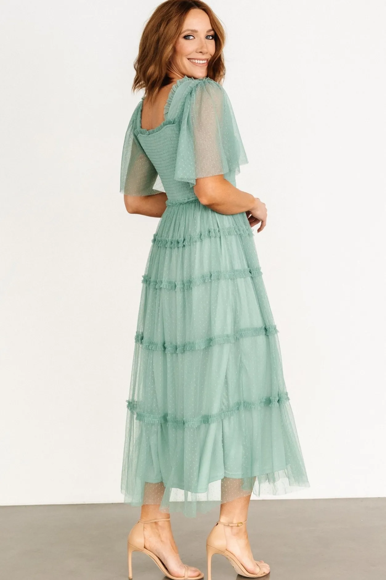 Fashion Baltic Born Bexley Tulle Dress | Eucalyptus