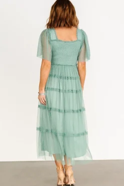 Fashion Baltic Born Bexley Tulle Dress | Eucalyptus