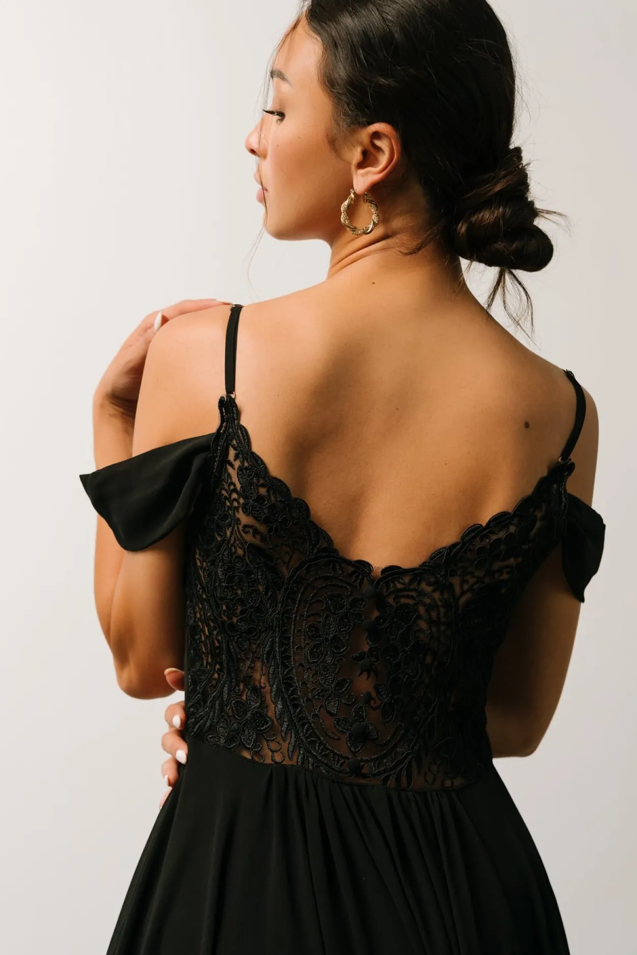 Discount Baltic Born Bianca Lace Maxi Dress | Black