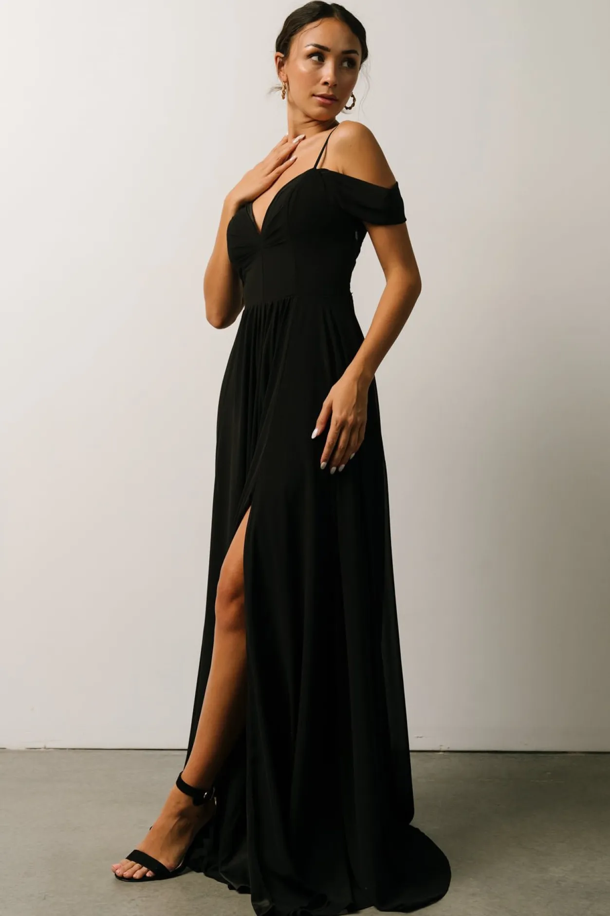 Discount Baltic Born Bianca Lace Maxi Dress | Black