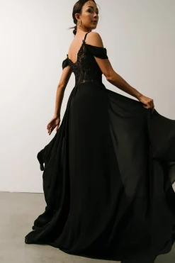 Discount Baltic Born Bianca Lace Maxi Dress | Black