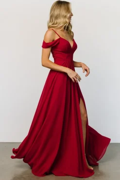 Sale Baltic Born Bianca Lace Maxi Dress | Crimson