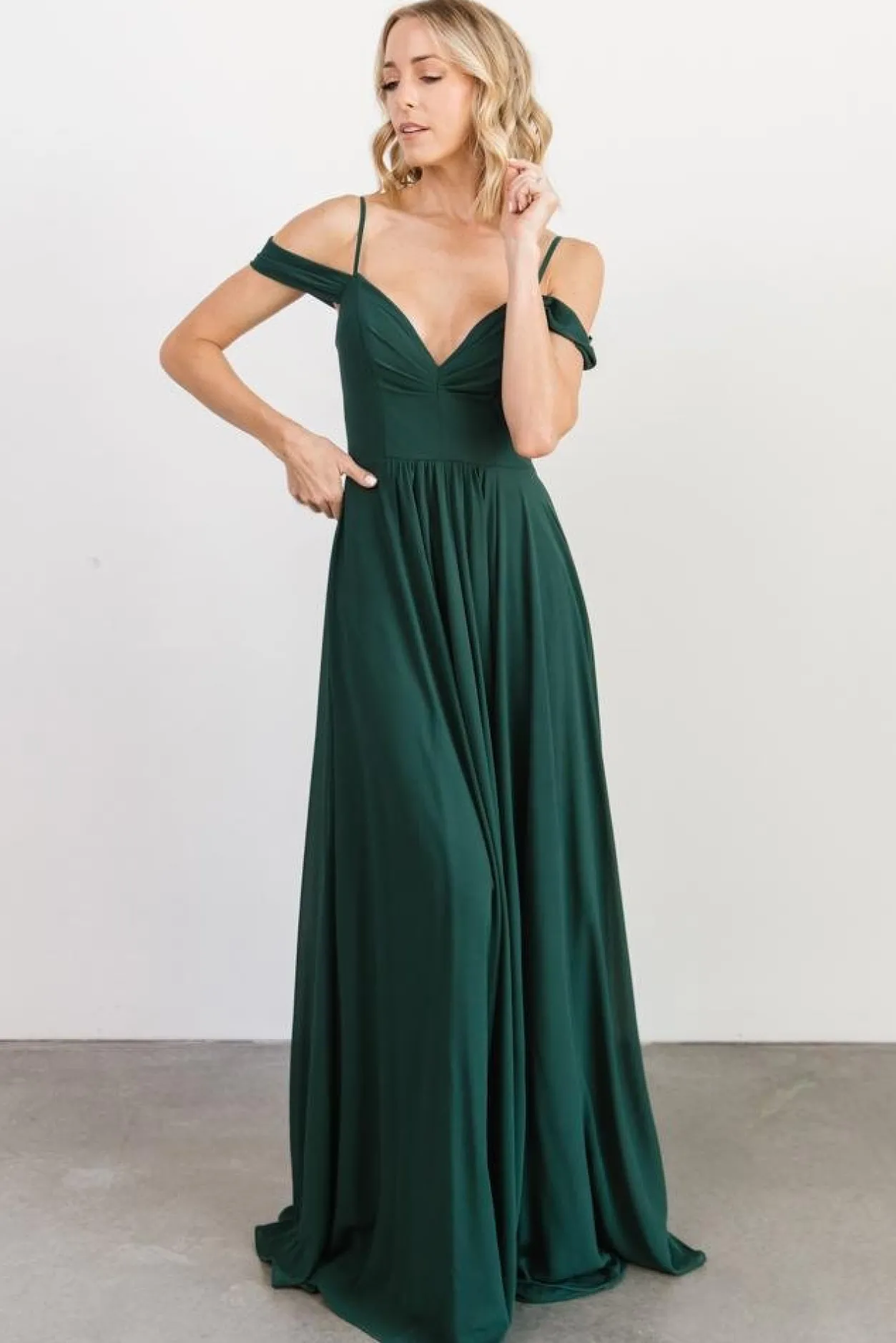Fashion Baltic Born Bianca Lace Maxi Dress | Emerald