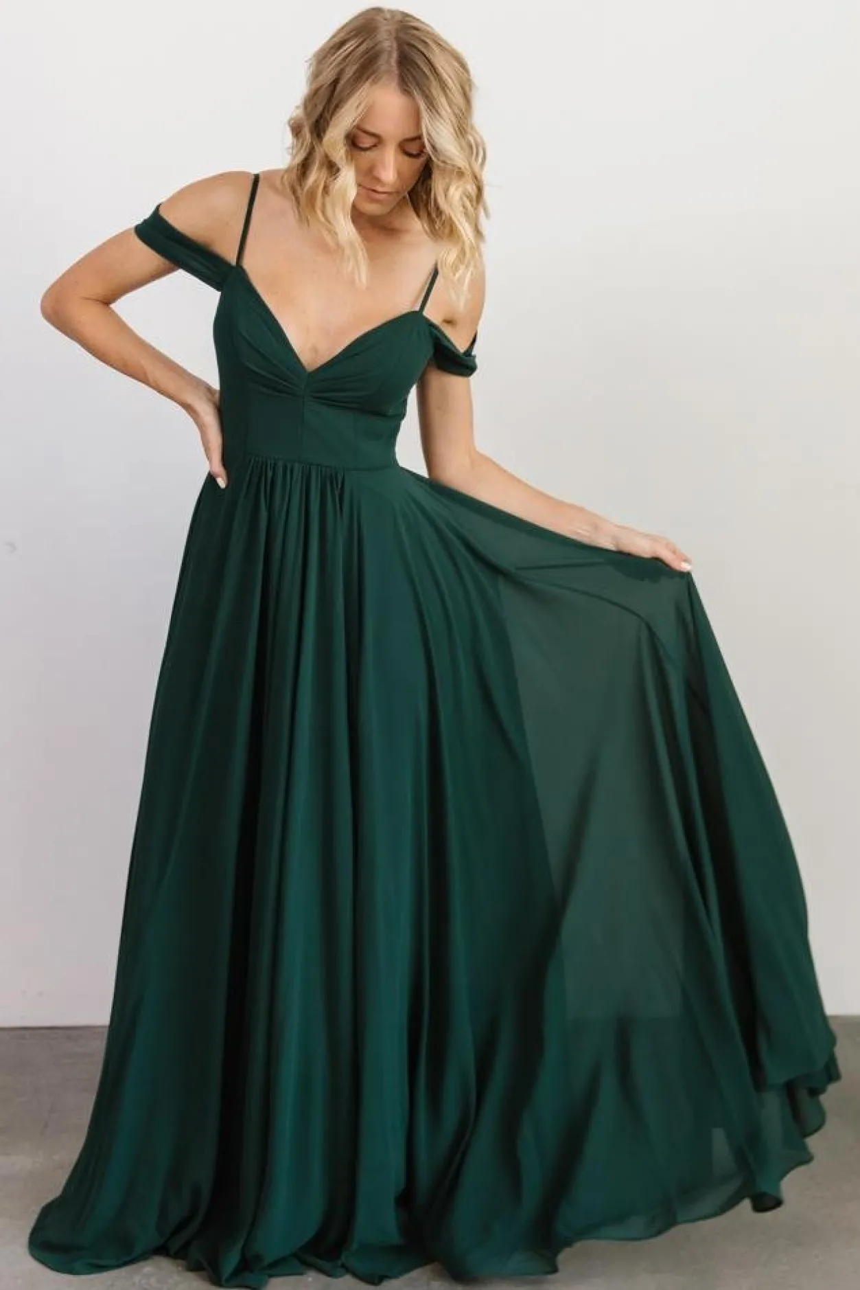Fashion Baltic Born Bianca Lace Maxi Dress | Emerald