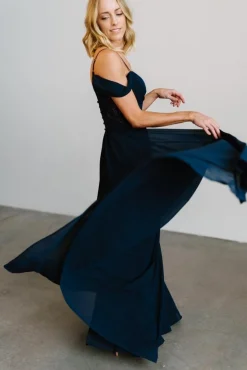 Clearance Baltic Born Bianca Lace Maxi Dress | Navy